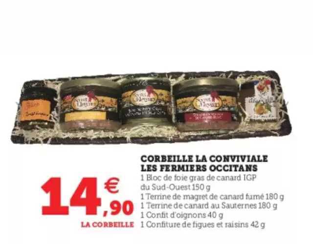 Corbeille La Conviviale Les Fermiers Occitans
