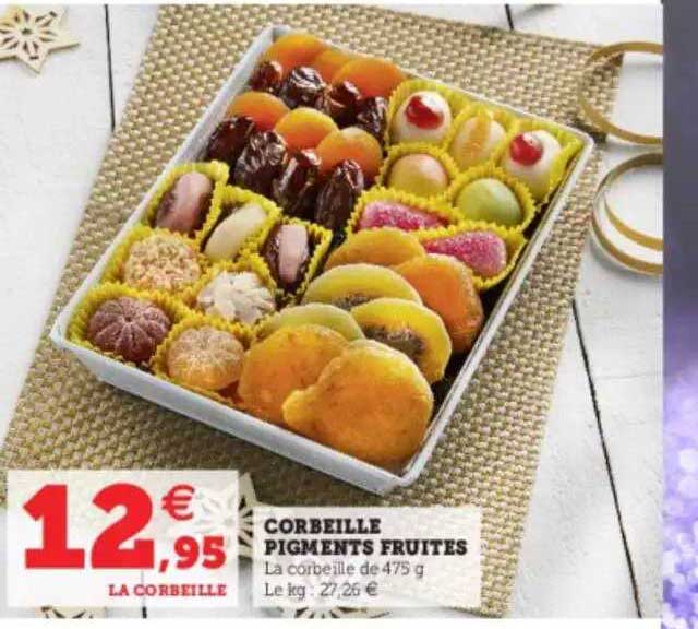 corbeille pigments fruités