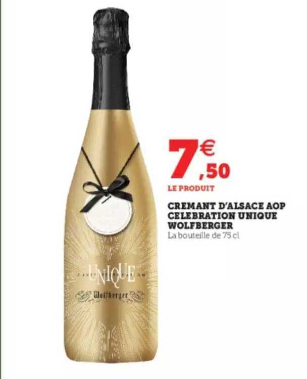 Crémant D'alsace Aop Célébration Unique Wolfberger