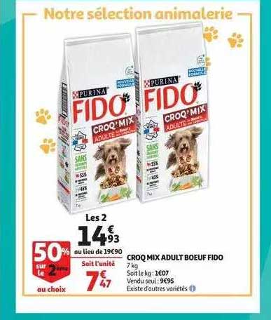 Croq Mix Adult Bœuf Fido