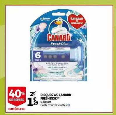 disques wc canard fresh disc