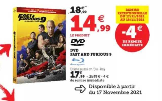 dvd fast and furious 9