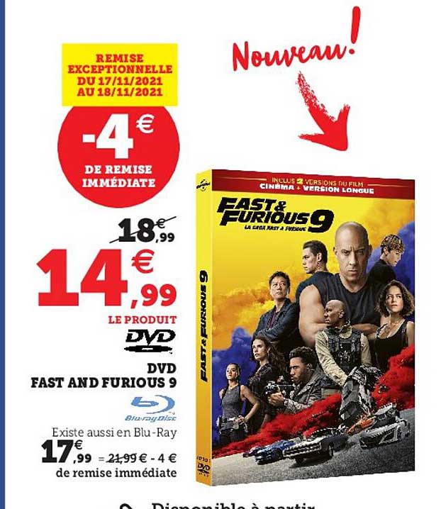 dvd fast and furious 9