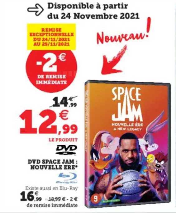 dvd space jam : nouvelle ère