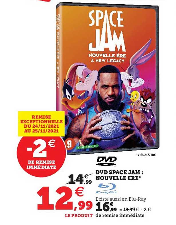 dvd space jam : nouvelle ère