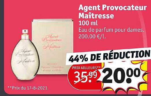 eau de parfum pour dames agent provocateur maîtresse 100 ml