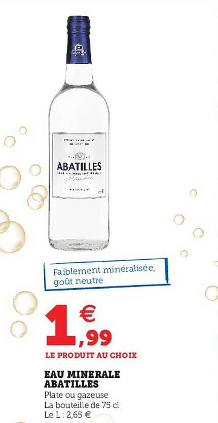 eau minérale abatilles