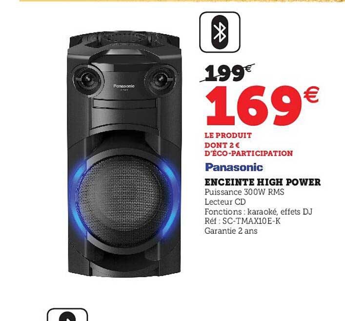 Enceinte High Power Panasonic