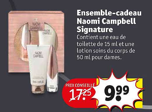 ensemble-cadeau naomi campabell signature