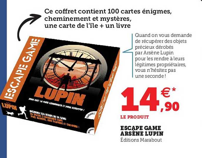 escape game arsène lupin