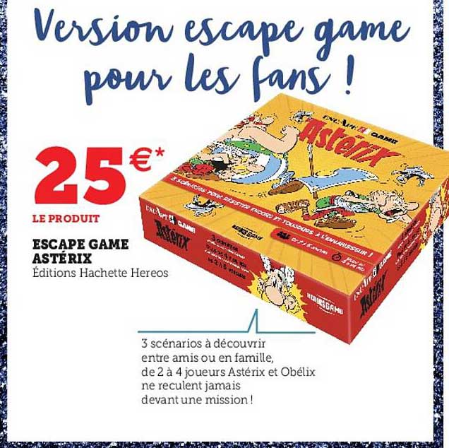 escape game astérix