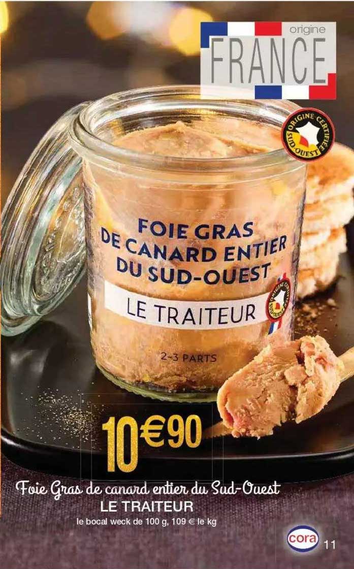 foie gras de canard entier du sud-ouest le traiteur