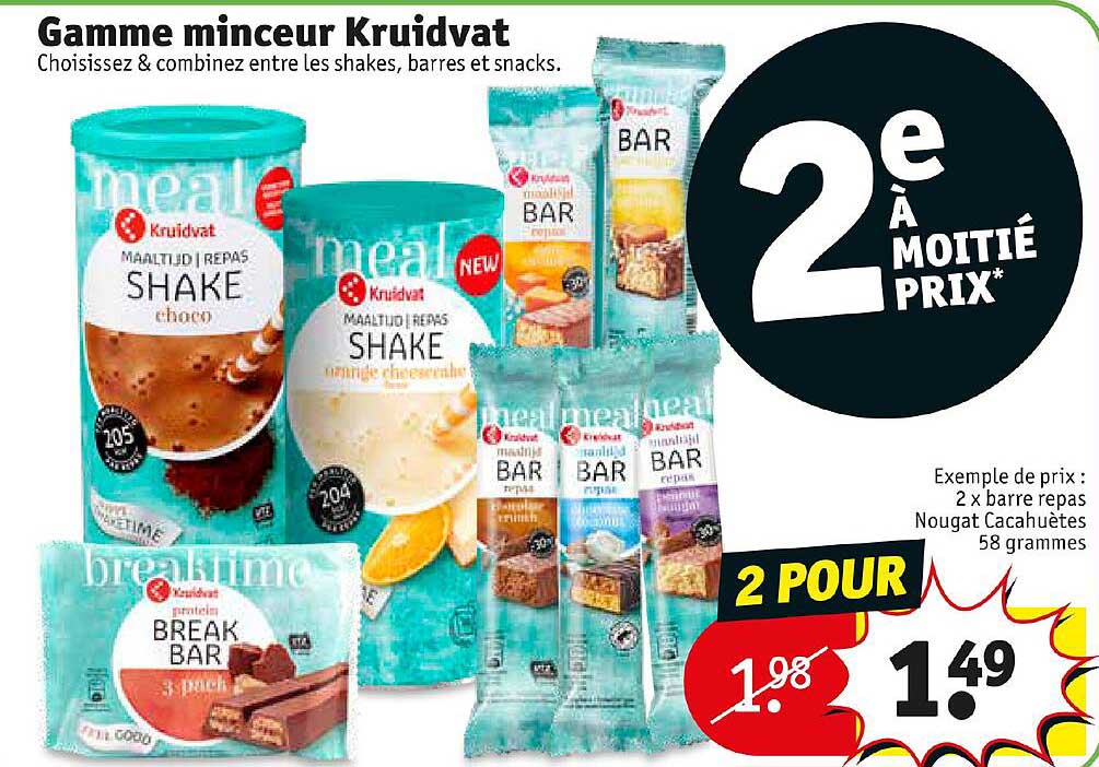 Gamme Minceur Kruidvat