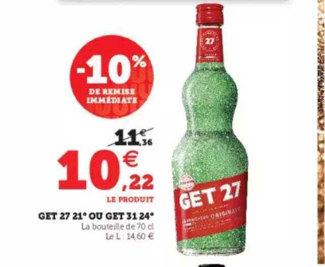 get 27 21° ou get 31 24°