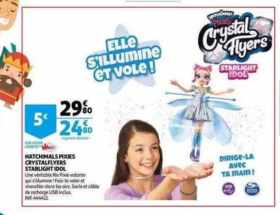 Hatchimals Pixie Crystalflyers Starlight Idol
