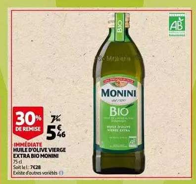 Huile D'olive Vierge Extra Bio Monini