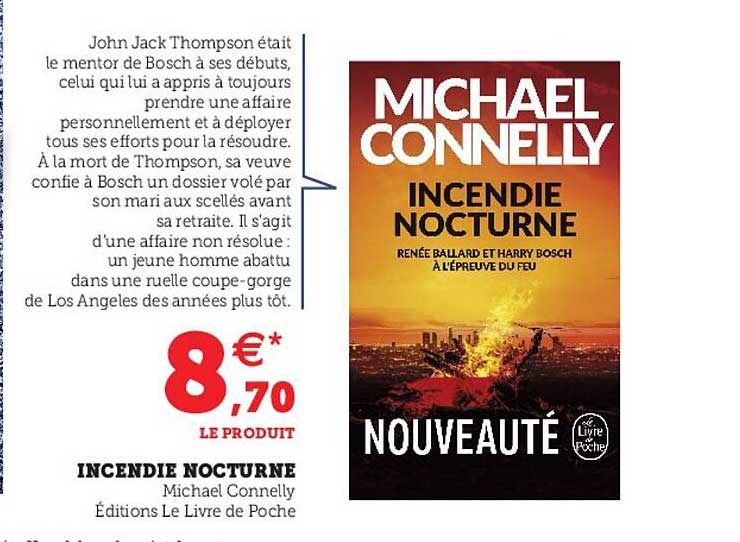 incendie nocturne - michael connelly