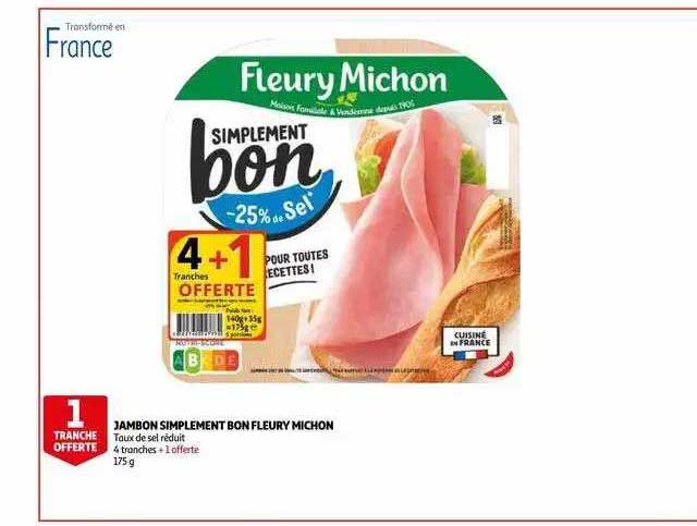 jambon simplement bon fleury michon