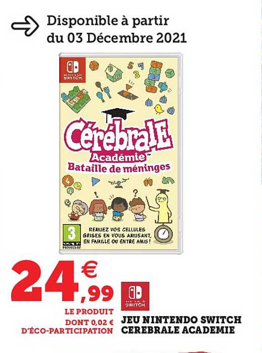 jeu nintendo switch cerebrale academie
