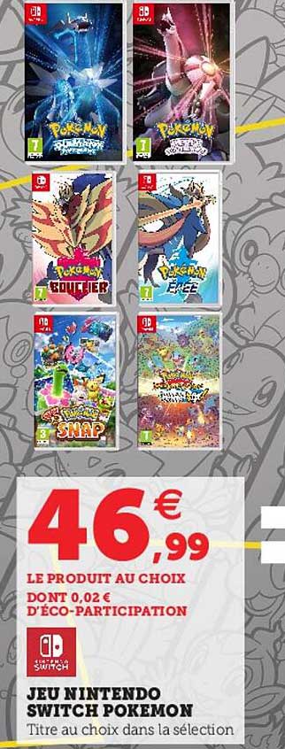 Jeu Nintendo Switch Pokemon