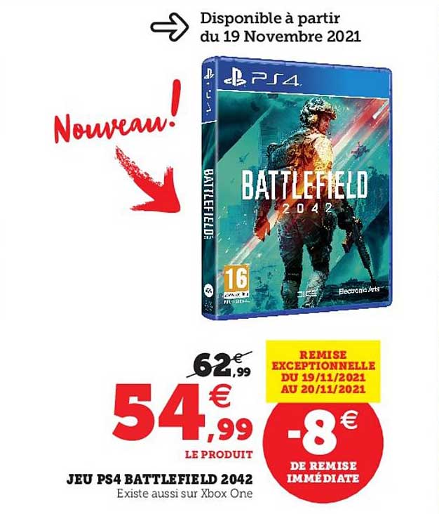 jeu ps4 battlefield 2042