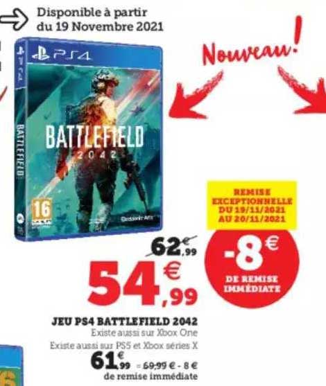 jeu ps4 battlefield 2042