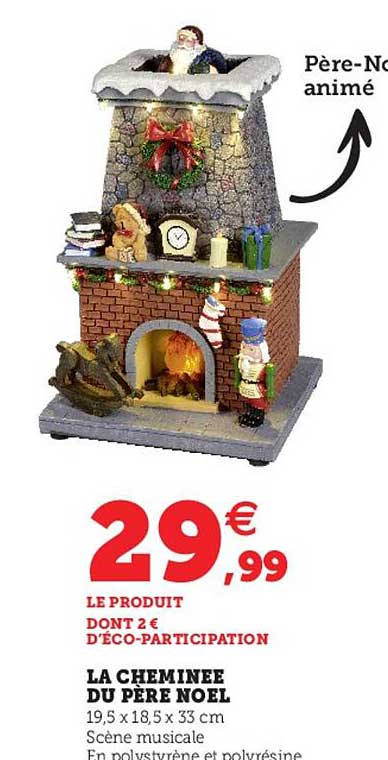 la cheminée du père noël