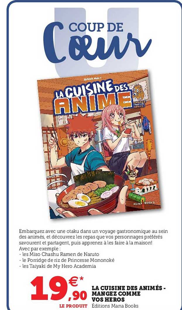 la cuisine des animés - mangez comme vos héros