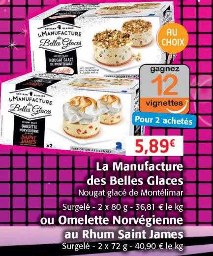 la munufacture des belles glaces ou omelette norvégienne au rhum saint james