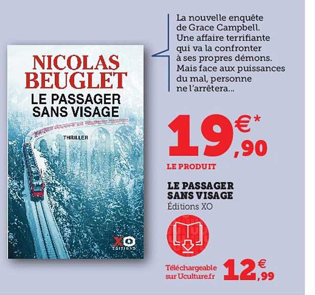 le passager sans visage - nicolas beuglet