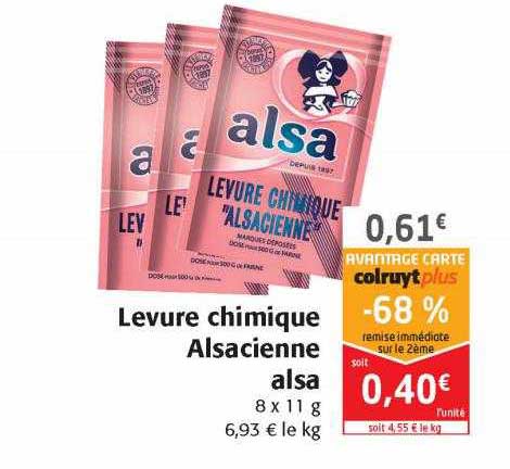 levure chimique alsacienne alsa