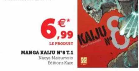 manga kaiju n°8 t. 1