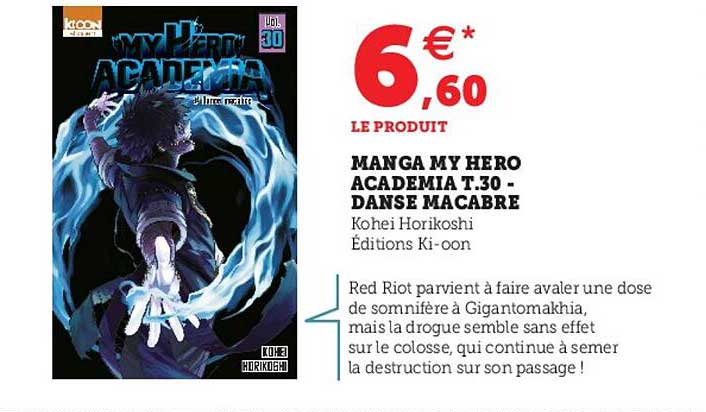 manga my hero acadamia t.30 - danse macabre