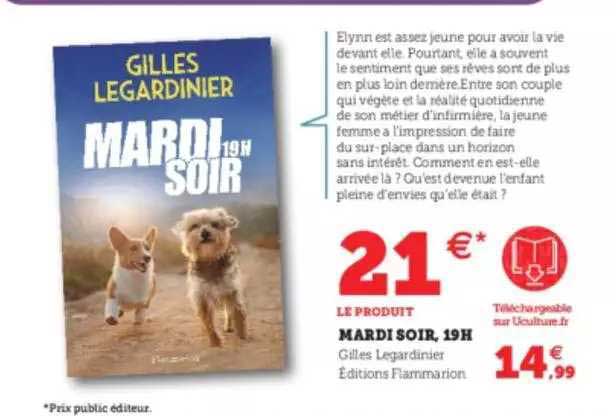 mardi soir, 19 h - gilles legardinier