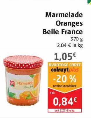 Marmelade Oranges Belle France