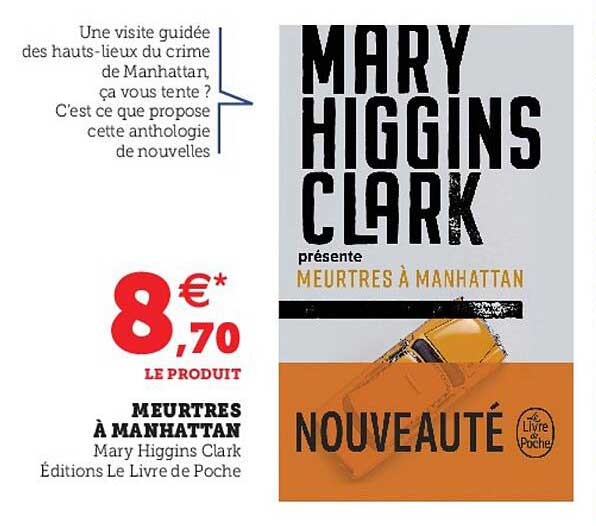meurtres à manhattan - mary higgins clark