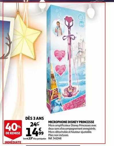 microphone disney princesse