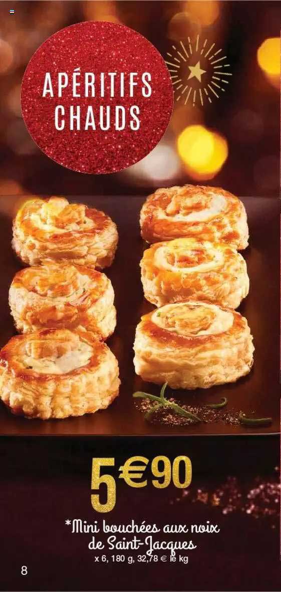 mini bouchées aux noix de saint-jacques