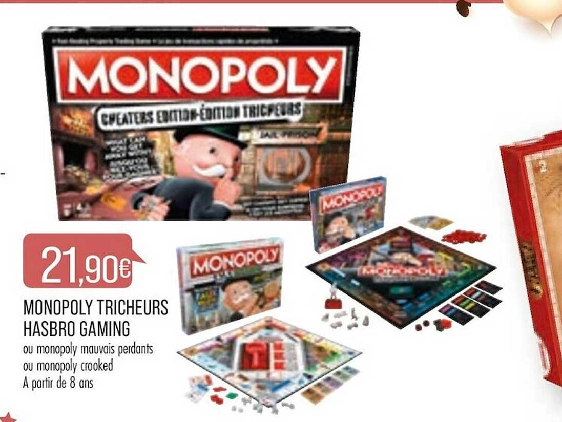 monopoly tricheurs hasbro gaming