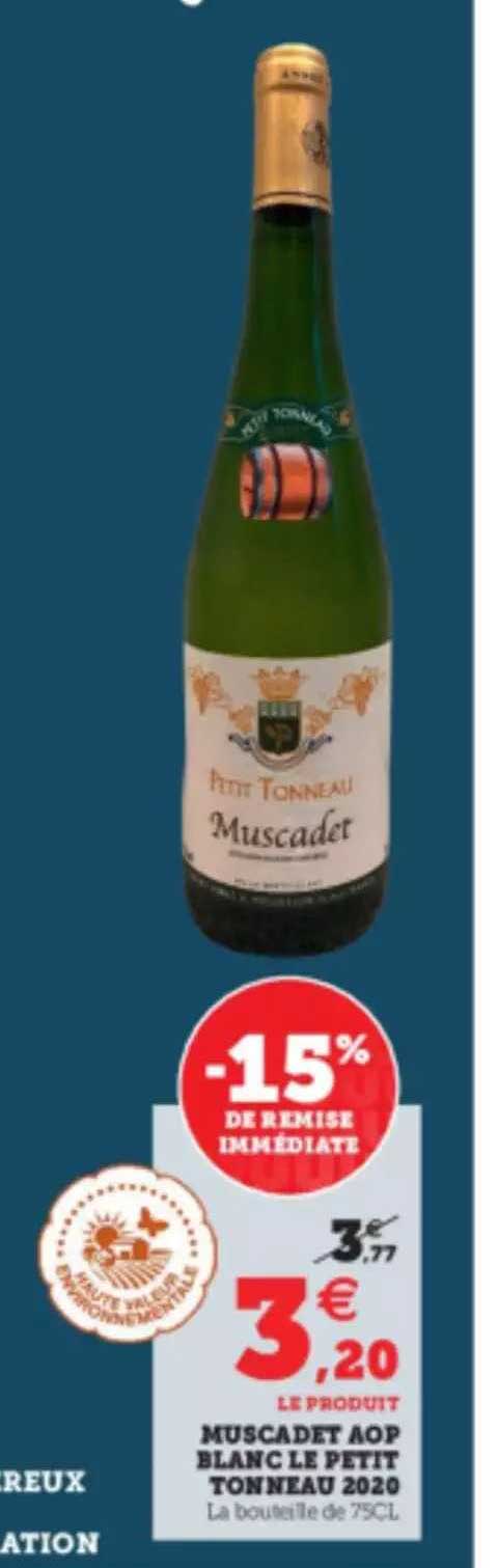 muscadet aop blanc le petit tonneau 2020