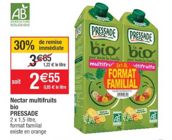 Nectar Multifruits Bio Pressade