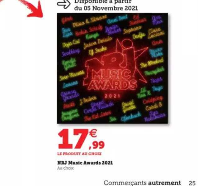 nrj music awards 2021