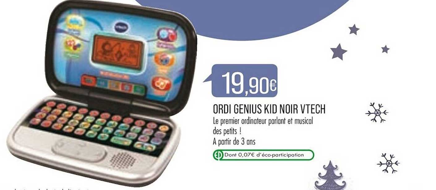 ordi genius kid noir vtech