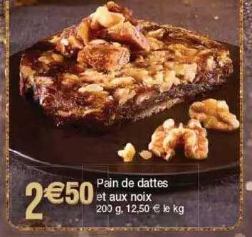 Pain De Dattes Et Aux Noix