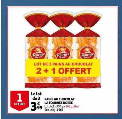 pains au chocolat la fournée dorée