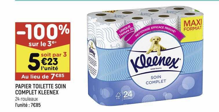 Papier Toilette Soin Complet Kleenex