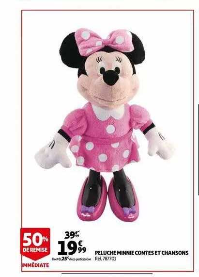 peluche minnie contes et chausons