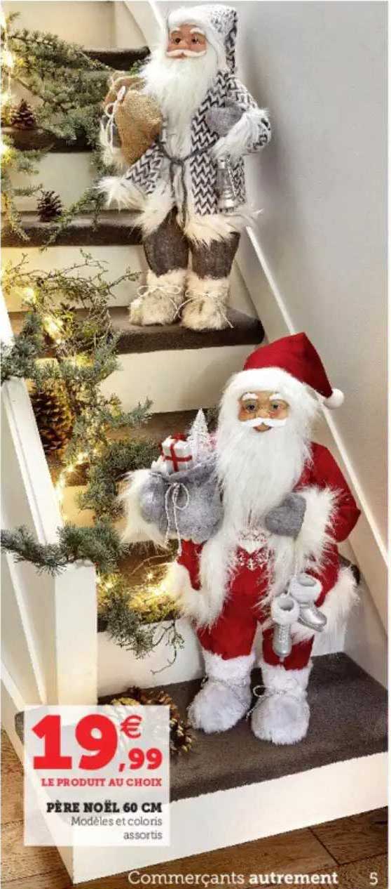 père noël 60 cm