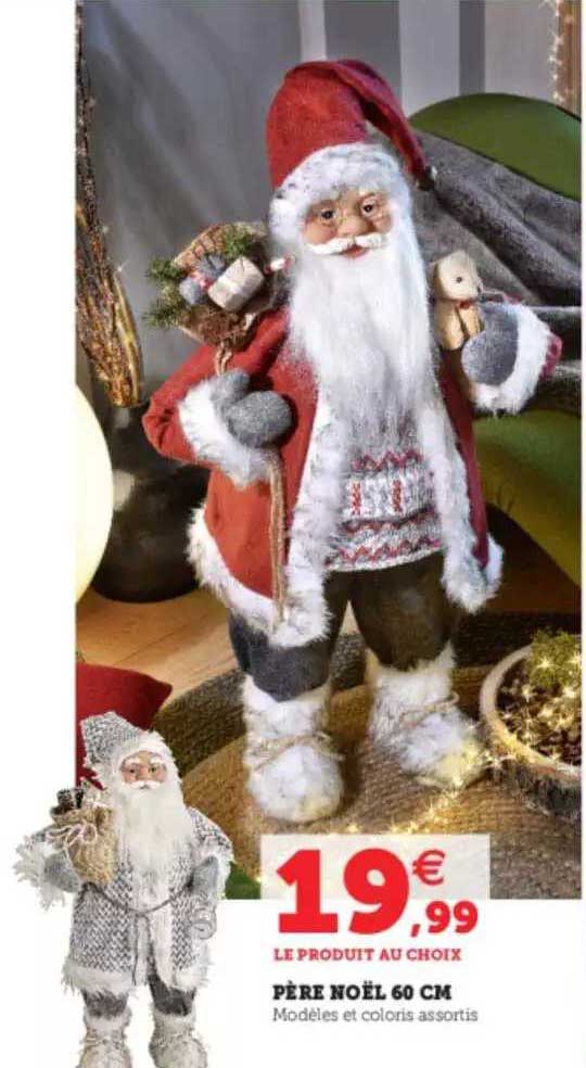 père noël 60 cm