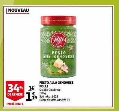 pesto alla genovèse polli